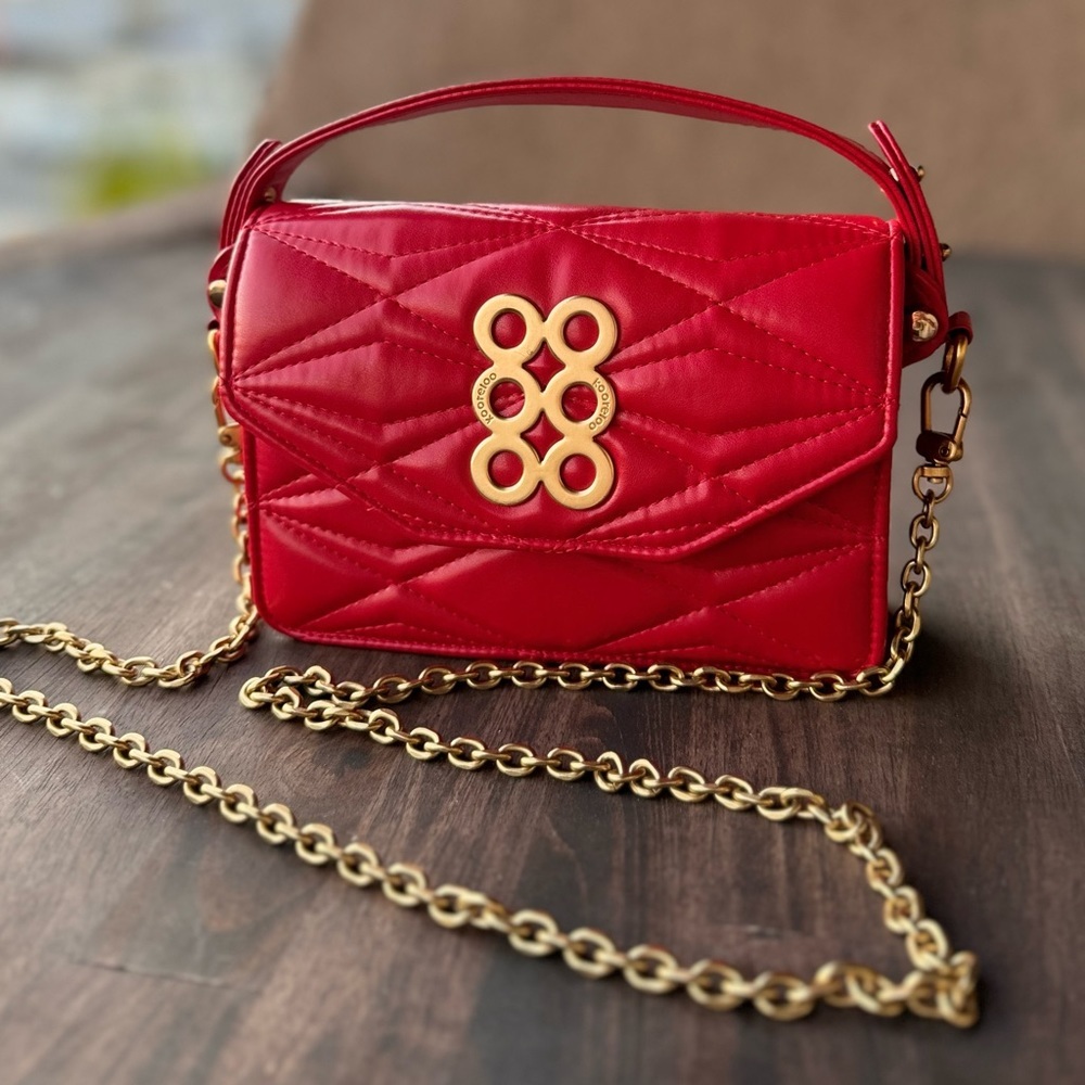 Kooreloo Florida Diamond Red Purse